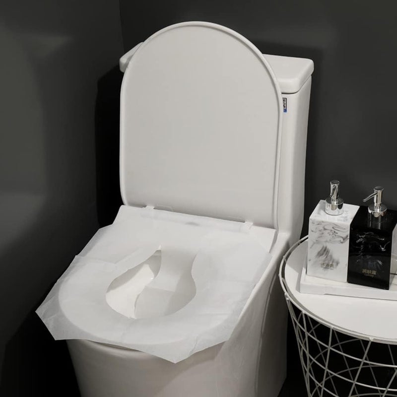 Greenour Disposable Toilet Seat Cover Flushable and Biodegradable Paper Toilet Seat Cover for Adults and Kids, Great for Hotel, Business and Commercial-4 Packs of 250 - Image 5